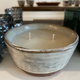 Stoneware Dish Candles