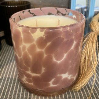 Tortoise Glass Candle