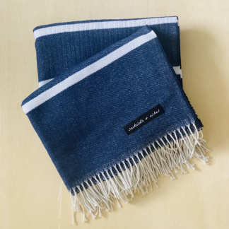 Sackcloth and Ashes Vista Navy Blanket