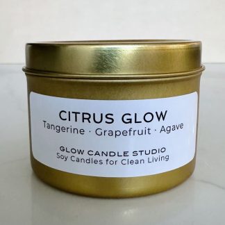 Travel Tin Soy Candle - Citrus Glow