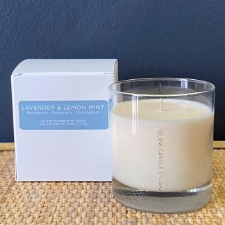 Glow Candle Studio Signature Glass - LAVENDER LEMON MINT