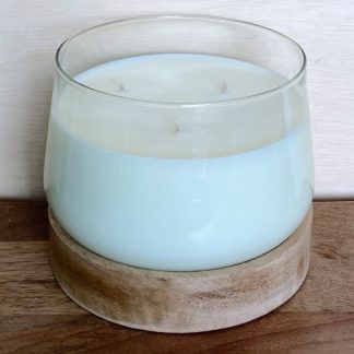 Wood & Glass Candle