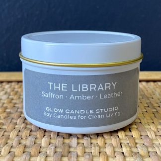 Glow Candle Studio Travel Tin - THE LIBRARY