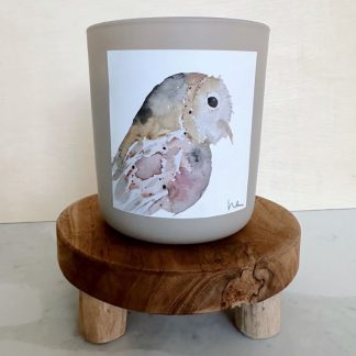 HALO ART & DESIGN Owl Candle